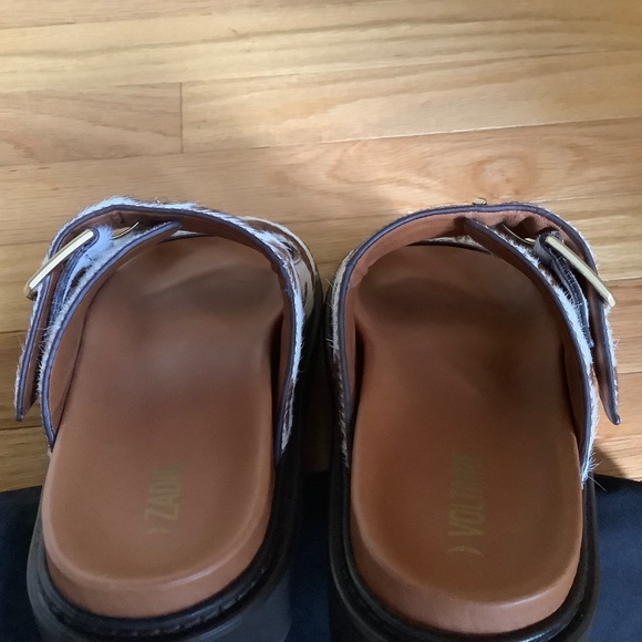 Zadig & Voltaire Cecilia Alpha Cow Sandals SZ 40 - Picture 7 of 16